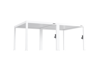 FlexPatio POWER+ PRO Gen 2 Pergola 13' x 23' White Motorized