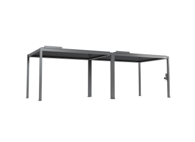 FlexPatio POWER+ Gen 2 Motorized Pergola, 10'L x 26'W, Gray