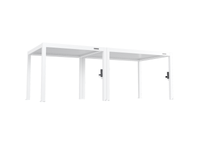 FlexPatio POWER+ PRO Gen 2 Motorized Pergola 10' x 23' White
