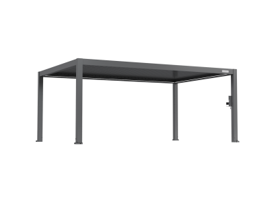 FlexPatio POWER+ PRO Gen 2 Motorized Pergola 13' x 20' Gray (4-Post)