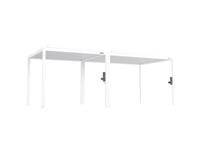 FlexPatio POWER+ Gen 2 Motorized Pergola 10'L x 23'W White