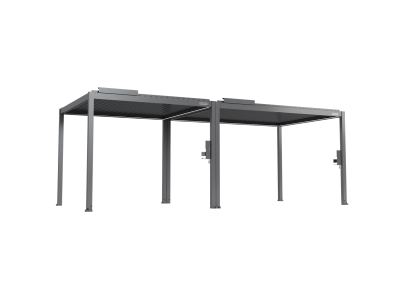 FlexPatio POWER+ Gen 2 Motorized Pergola 10'L x 23'W Gray