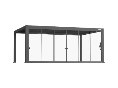 Flexpatio Glass Doors Gen 2 Perogla - 10mm, 20' Side, Gray