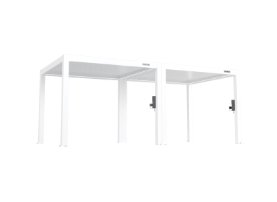 FlexPatio POWER+ PRO Gen 2 Motorized Pergola 10' x 20' White