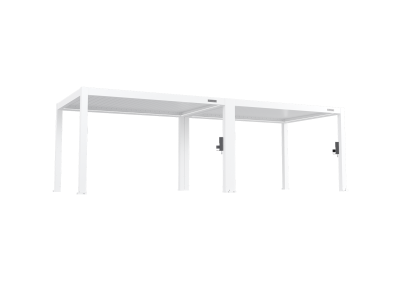 FlexPatio POWER+ PRO Gen 2 Motorized Pergola 10' x 26' White