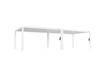 FlexPatio POWER+ PRO Gen 2 Motorized Pergola, 13' x 32', White