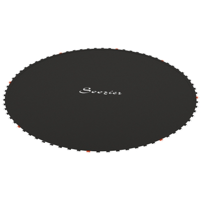 Soozier Trampoline Mat Replacement with Spring Pull Tool and 54 V-Hooks, Fits 10ft Trampoline, Using 5.5" Springs