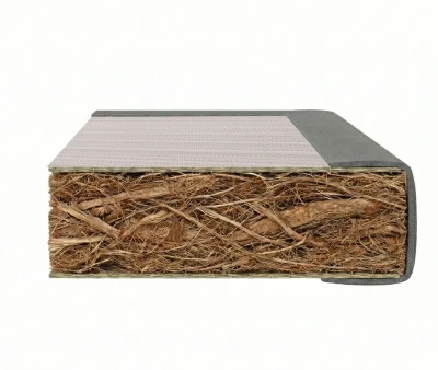 Breathable CocoShield Tatami Mat with Natural Jute Fiber, 137L x 203W x 2H cm, Gray