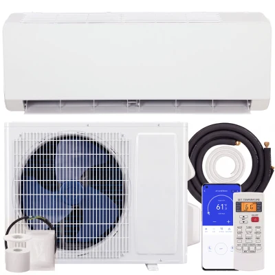 HOMCOM 23000 BTU Mini Split Air Conditioner, 22 SEER2 230V Wifi Enabled Inverter AC Unit & Heat Pump Cools up to 1500 Sq. Ft