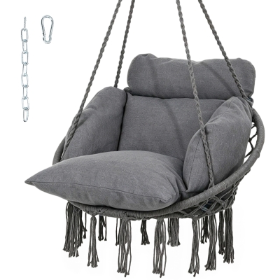 Hammock Chair 31.5" x 23.6" x 15.7" Dark Gray