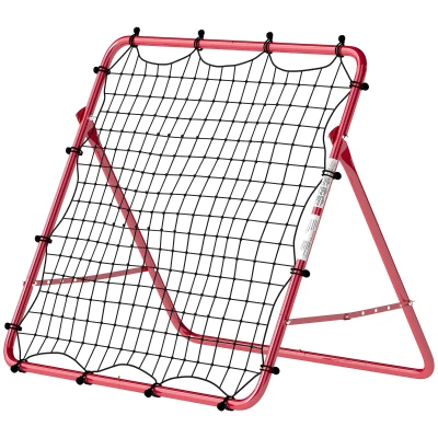 Soozier Soccer Rebounder Net, 3.5 x 3ft Easy Setup Bounce Back Net with 5 Adjustable Angles