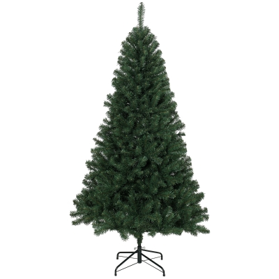 HOMCOM 6ft Norway Spruce Artificial Christmas Tree with Metal Stand