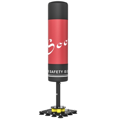 Soozier Freestanding Punching Bag for Adults, 53" Heavy Duty Boxing Bag with 12 Suction Cups, Boxing Equipment with Stand