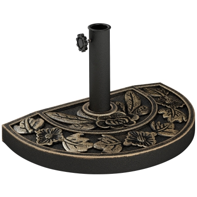 Umbrella Base 19.75" x 12.25" x 12.5" Bronze