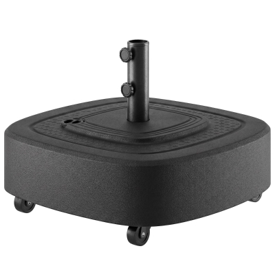 Outsunny Patio Umbrella Stand with Wheels for 1.5"/1.9" Poles