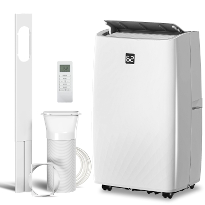 HOMCOM 14000 BTU Portable Air Conditioner with Dehumidifier, Timer