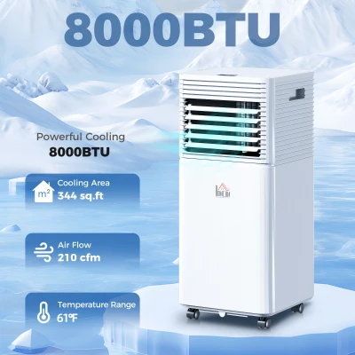Mobile Air Conditioner 14''x13.5''x27.5'' White, Black