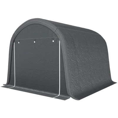 Outsunny 10' x 10' Outdoor Storage Tent, Heavy Duty and Waterproof Portable Shed for Bike, Motorcycle & Garden Tools