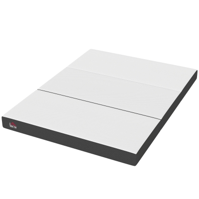 HOMCOM 6" Memory Foam Trifold Mattress, 80"x60" Guest Camping