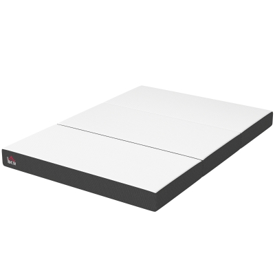 HOMCOM 6" Memory Foam Trifold Mattress, 75"x54" Guest, Camping