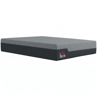 HOMCOM Queen Memory Foam Mattress 14" Cooling Gel Copper, USA