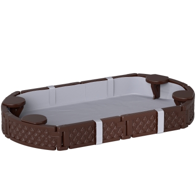 Kids Sandbox 70.9" L x 42.1" W x 8.7" H Brown