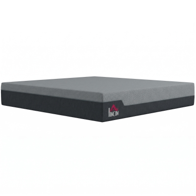 HOMCOM King Memory Foam Mattress 14" Gel Cooling Copper, USA
