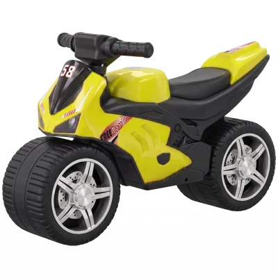Qaba Balance Bike with Music and Wide Tires Baby Balance Bike for Toddlers 1-3 Years Green