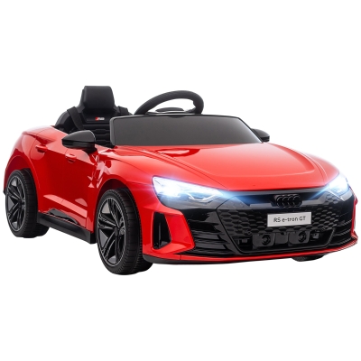 Aosom 12V Audi RS E-tron GT Ride-On Car for Kids, Red