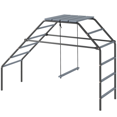 PawHut Chicken Coop Swing with 10 Adjustable Roosting Bars