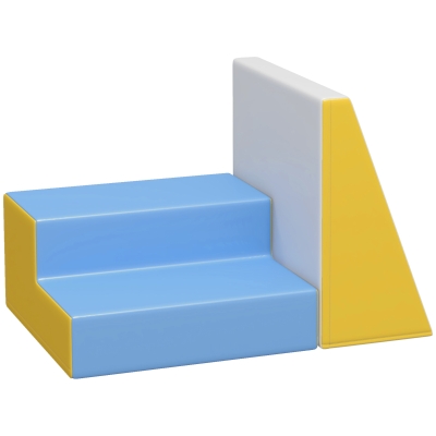 Kids Soft Play Set 19.75" L x 19.75" W x 9.75" H Contemporary