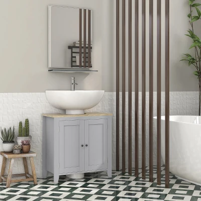 Bathroom Vanity 23.5" x 11.75" x 23.5" Gray