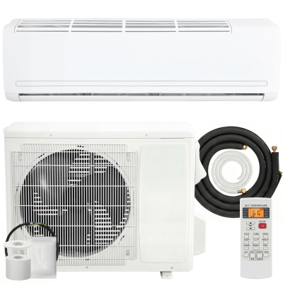 HOMCOM Mini Split Air Conditioner 23000 BTU 230V 1500 Sq.Ft Kit