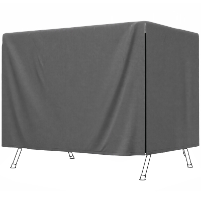 Outsunny 3-Seater Patio Swing Cover, Outdoor Garden Furniture Protection Hammock Glider Cover, Waterproof Dustproof Windproof, 85" x 61" x 59", Dark Grey