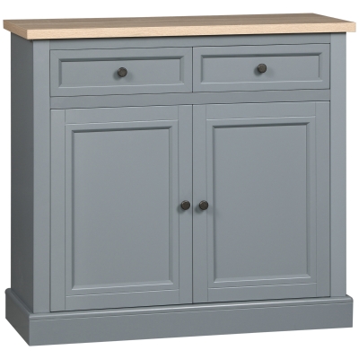 HOMCOM Kitchen Sideboard Cabinet with Drawers & Cupboard, Dark Gray