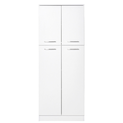 HOMCOM 61" Pantry Cabinet, Kitchen Pantry Storage Cabinet with 2 Doors and Adjustable Shelves, Freestanding Storage Cabinet