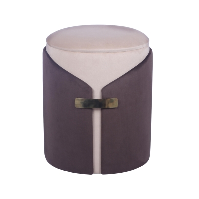 Practical Ottoman with 13" W Storage Compartment, 14.5" L x 14.5" W x 17.5" H, Brown