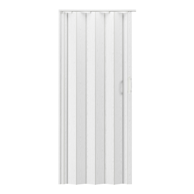 Stylish Foldable Accordion Door with Magnetic Close Latch, 32" L x 0.5" W x 80" H, White Oak