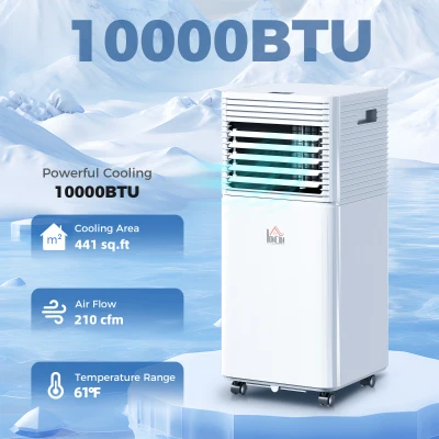 Mobile Air Conditioner 14''x13.5''x27.5'' White, Black