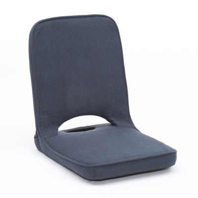 Foldable Padded Gaming Floor Seat for Adults & Kids (Grey)