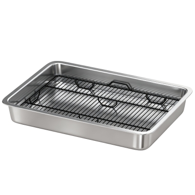 PawHut Stainless Steel Dog Potty Tray for Small/Medium Dogs, 28"x20"x4"