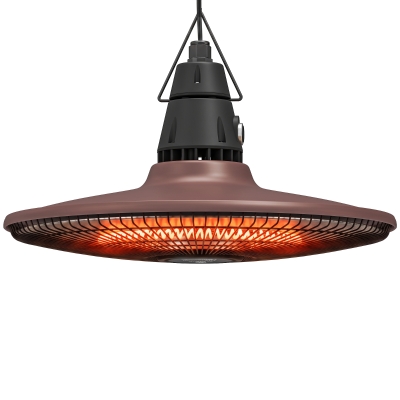 Outsunny 1500W Hanging Patio Heater, Infrared Outdoor, Remote, Brown