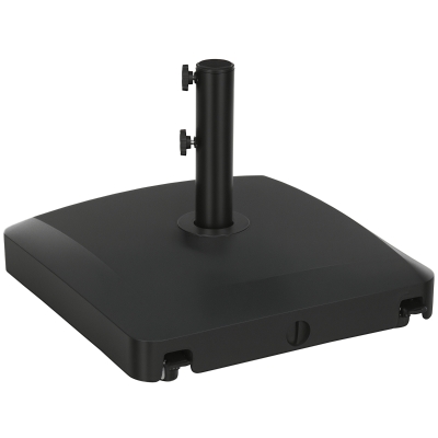 Umbrella Base 19.5" L x 19.5" W x 14" H Black