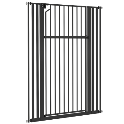 PawHut 55" Extra Tall Pet Gate 30-41" Wide Adjustable Baby Gate Pressure Mounted for Doorways, Hallways, Stairs
