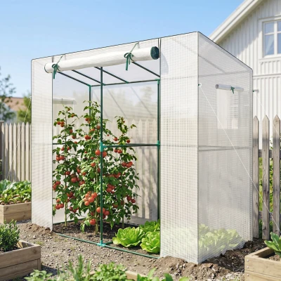 Greenhouse 78.7" x 29.9" x 66.9" White