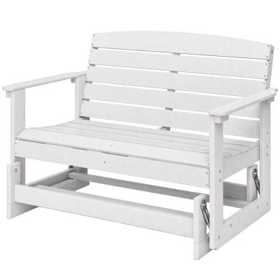 Outdoor Glider 49.5"x28.75"x34.25" White