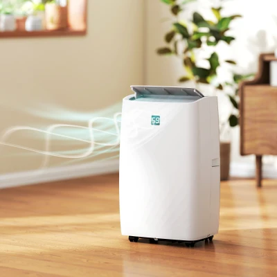 HOMCOM 14000 BTU Portable Air Conditioner, AC Unit with Cool, Dehumidifier, Fan, 700 Sq. ft, 24H Timer On Off, Window Kit