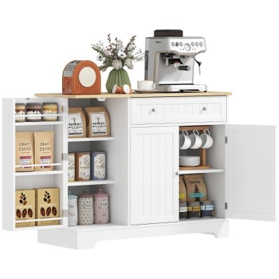 Buffet Cabinet 41.3" W x 15.7" D x 32.7" H White