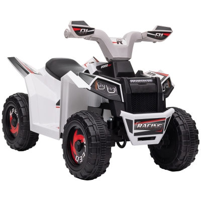 Aosom 6V Electric Toy Car, For Ages 18-36 Months, White