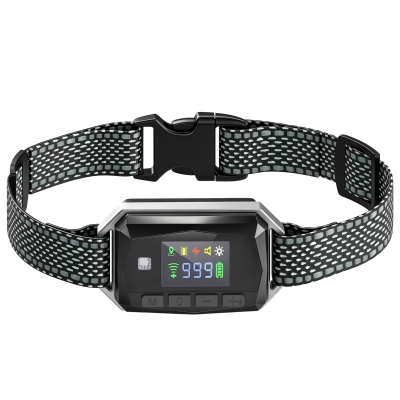 PawHut GPS Dog Training Collar, IP67 Waterproof, Rechargeable, Black